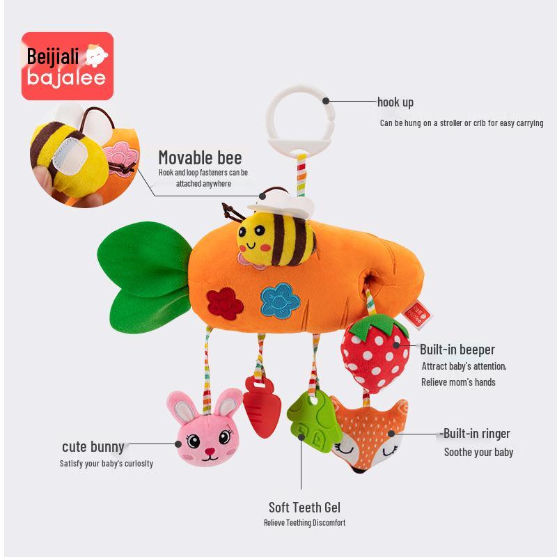 Newborn Baby Deer Grasping Toy - Pull-Out Stroller Pendant for Infants 0-1 Year
Newborn Baby Deer Grasping Toy - Pull-Out Stroller Pendant for Infants 0-1 Year