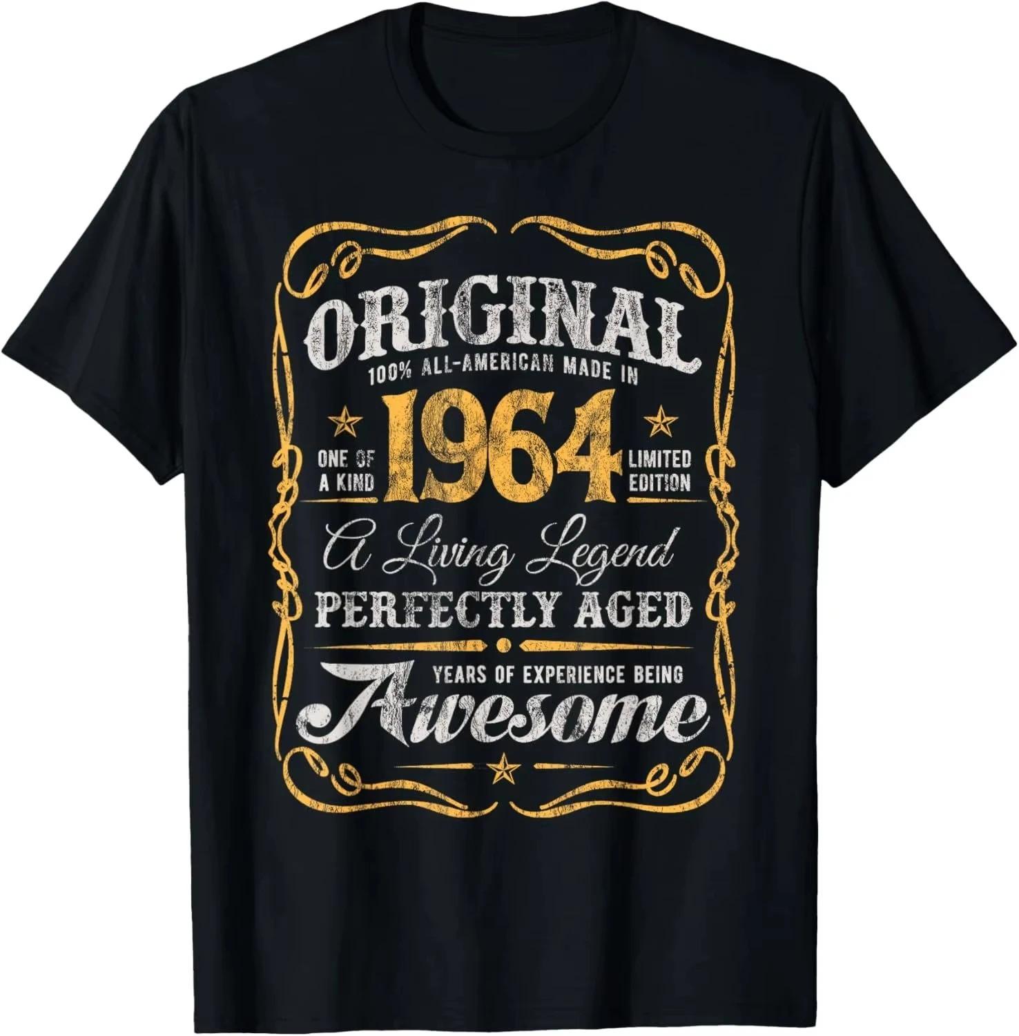 HOT SALE Vintage 60th Birthday Decorations Vintage 1964 60 Birthday TShirt Men Women Clothes Graphic T Shirts Unisex Soft Tops 3XL
HOT SALE Vintage 60th Birthday Decorations Vintage 1964 60 Birthday TShirt Men Women Clothes Graphic T Shirts Unisex Soft Tops 3XL