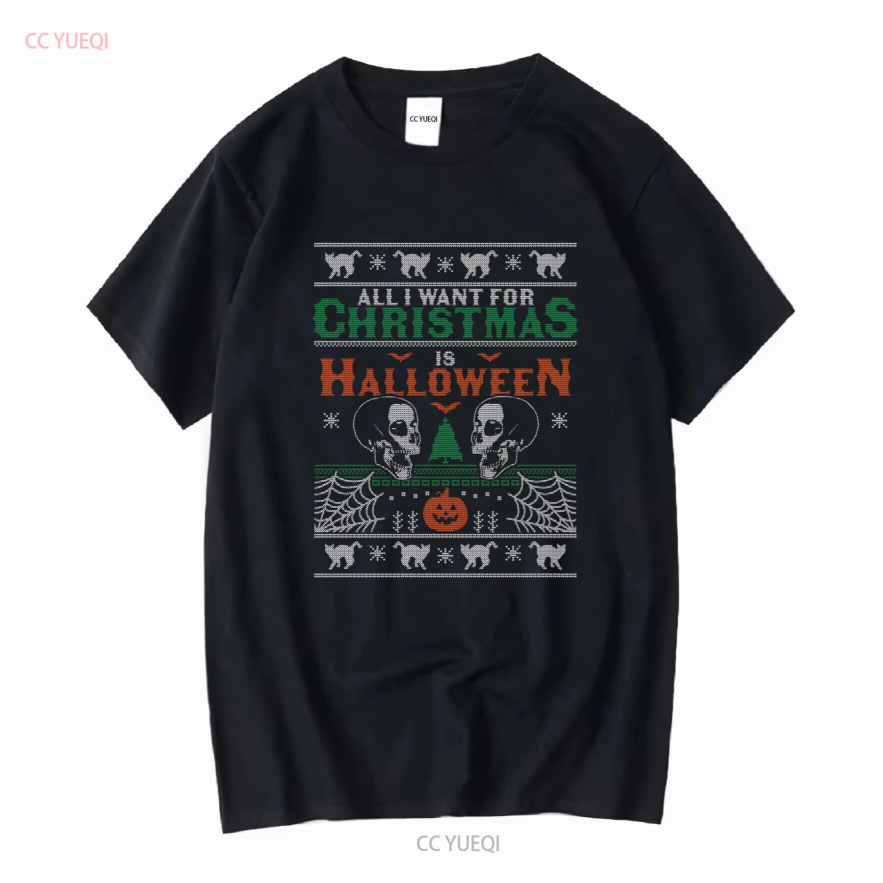 All I Want For Christmas Is Halloween Ugly Sweater T Shirt Merry Creepmas Gothmas Gothic Xmas Skeleton vintage Washed Versatile 4XL
All I Want For Christmas Is Halloween Ugly Sweater T Shirt Merry Creepmas Gothmas Gothic Xmas Skeleton vintage Washed Versatile 4XL