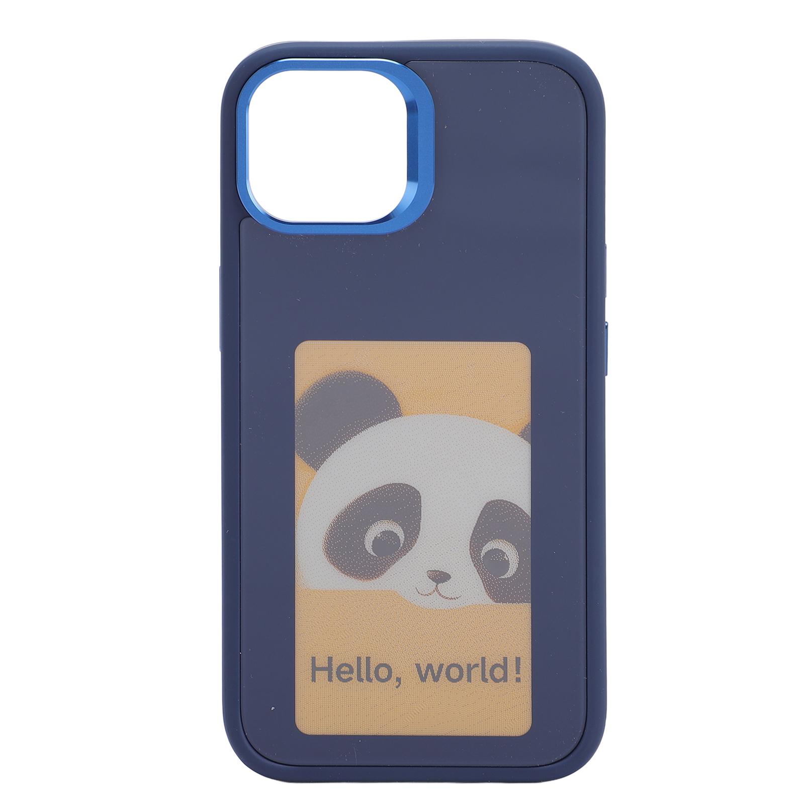 Smart NFC Ink Screen Phone Case TPU APP DIY Screen Projection Phone Cover with Aluminum Lens Frame чорний
Smart NFC Ink Screen Phone Case TPU APP DIY Screen Projection Phone Cover with Aluminum Lens Frame чорний