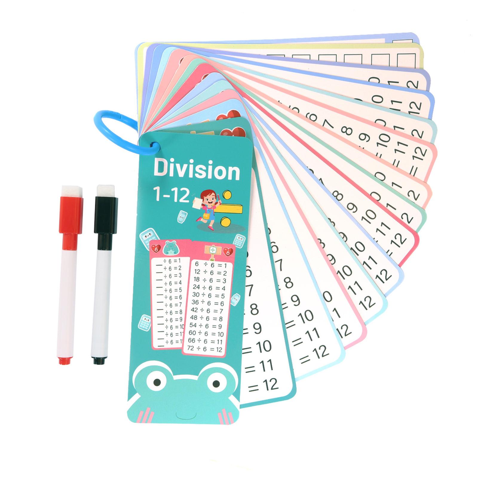 15PC Erasable Flashcards For Learning Basic Arithmetic Operations Suitable For Children, School Training, And Early Education 20ml One Size
15PC Erasable Flashcards For Learning Basic Arithmetic Operations Suitable For Children, School Training, And Early Education 20ml One Size