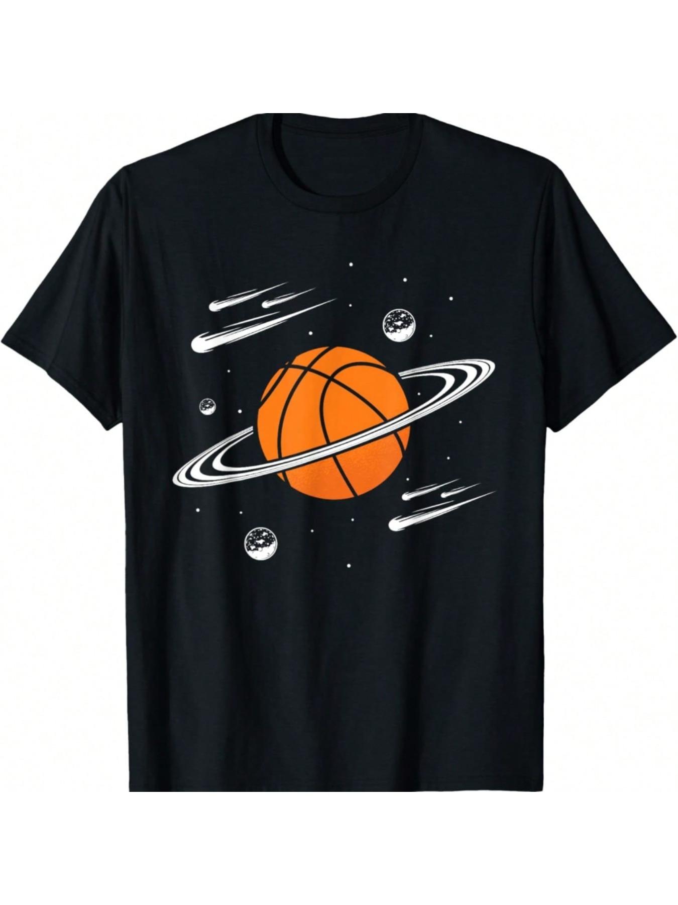 2026 Basketball Planet with Rings and Meteorites Funny Graphic Crew Neck Short Comfortable and loose Unisexs and Womens Tshirts S
2026 Basketball Planet with Rings and Meteorites Funny Graphic Crew Neck Short Comfortable and loose Unisexs and Womens Tshirts S