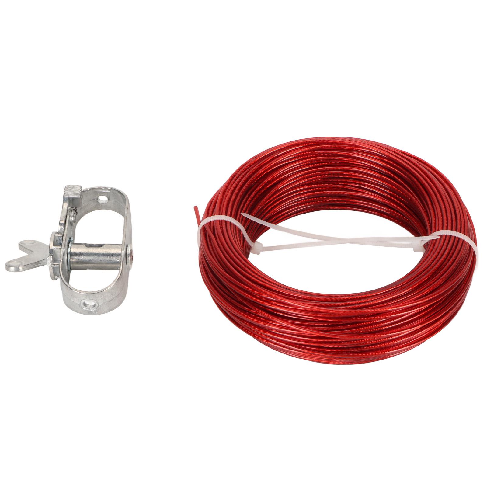 150ft Pool Cover Cable with Rustproof Aluminum Winch for Above Ground Swimming Pool
150ft Pool Cover Cable with Rustproof Aluminum Winch for Above Ground Swimming Pool