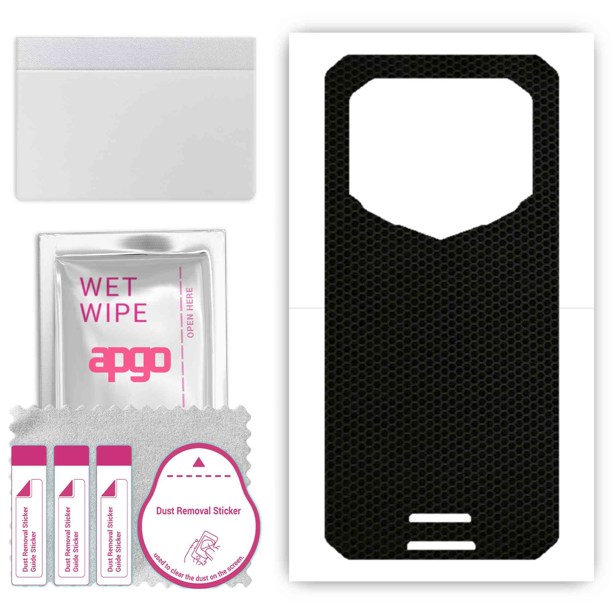 apgo Protective Skin Sticker for the back compatible with Oukitel WP15, Wrap Film, Foil, Vinyl - Pattern Matrix
apgo Protective Skin Sticker for the back compatible with Oukitel WP15, Wrap Film, Foil, Vinyl - Pattern Matrix