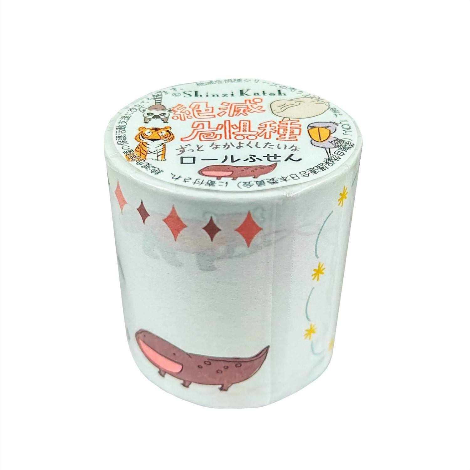 Roll Sticky Endangered Species 6 45 x 80 Fully Shinzi Katoh Seal-do Japanese-Made Notes, (Raccoon, Owl, etc.), Designs, 60mm, Sheets, Adhesive, білий
Roll Sticky Endangered Species 6 45 x 80 Fully Shinzi Katoh Seal-do Japanese-Made Notes, (Raccoon, Owl, etc.), Designs, 60mm, Sheets, Adhesive, білий