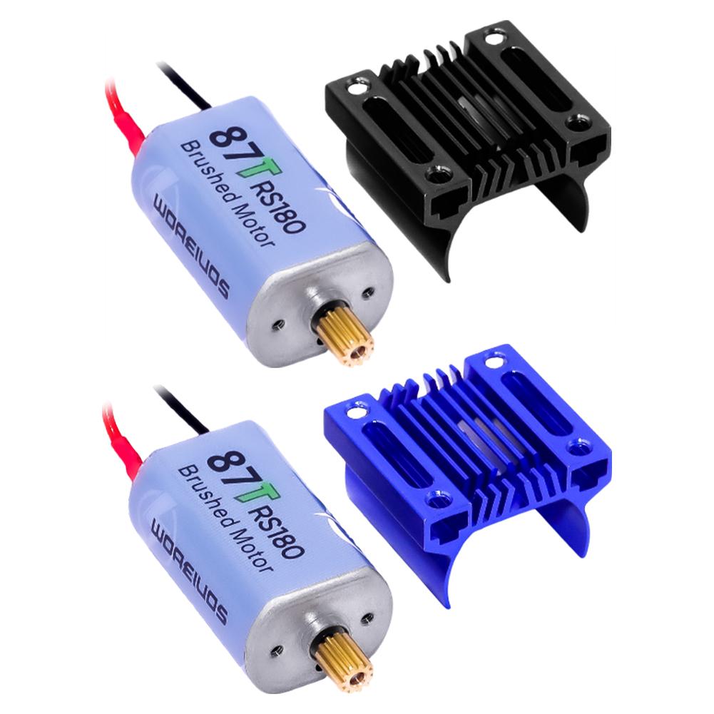 87T Brushed Motors with Heatsink Combo for TRX4M 1/18 RC Crawler Car Upgrade AU Black
87T Brushed Motors with Heatsink Combo for TRX4M 1/18 RC Crawler Car Upgrade AU Black