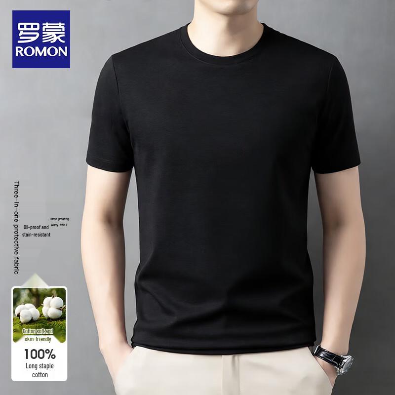 ROMON Men s All-Season Three-Proof Cotton Short Sleeve T-Shirt XL
ROMON Men s All-Season Three-Proof Cotton Short Sleeve T-Shirt XL