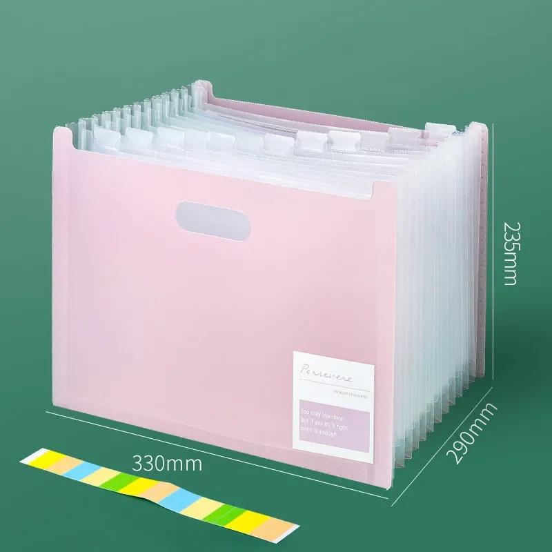 Multi-layer Standing Test Paper Bag Vertical Organ A4 Data Storage Desk Organizers Office Portable Folder School Stationery B-pink
Multi-layer Standing Test Paper Bag Vertical Organ A4 Data Storage Desk Organizers Office Portable Folder School Stationery B-pink