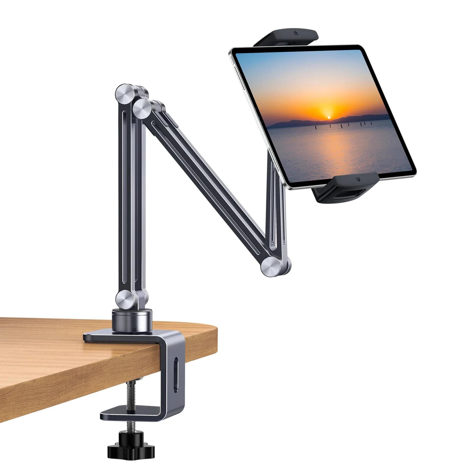 Eary Metal Tablet Phone Holder Mount For Desk Bed Flexible Long Arm Stable Base Compatible With 4-12.9 Inches Devices сірий
Eary Metal Tablet Phone Holder Mount For Desk Bed Flexible Long Arm Stable Base Compatible With 4-12.9 Inches Devices сірий