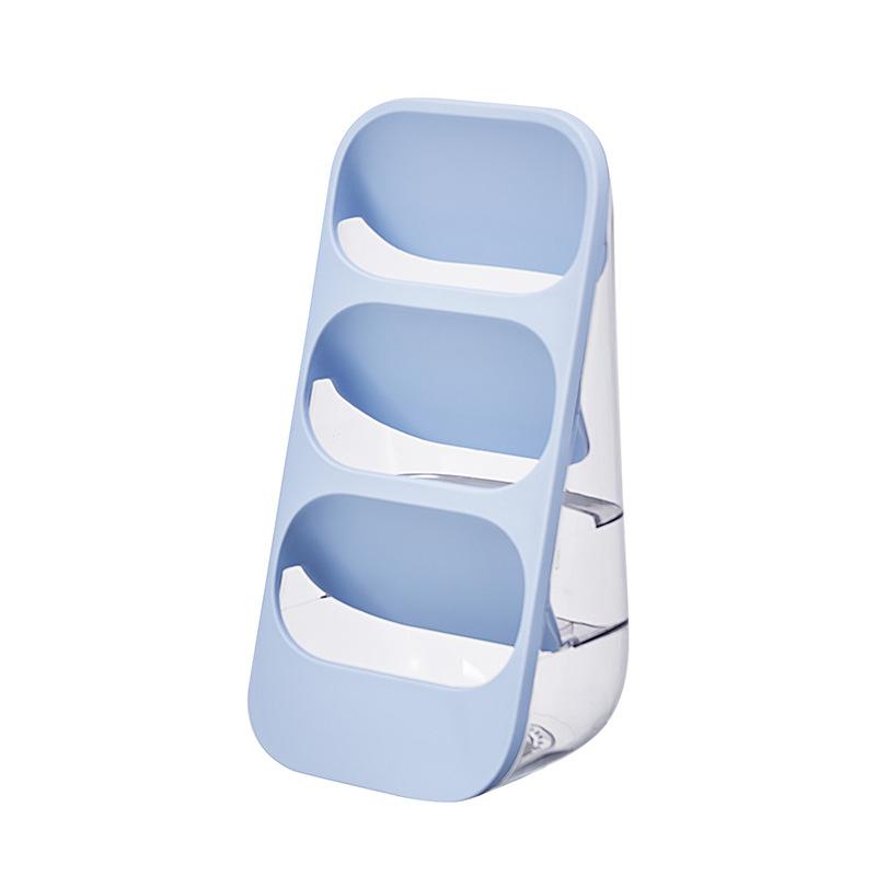 Household Multi-layer Chopstick and Spoon Storage Rack Kitchen Dust-proof Rack Three-compartment Cosmetic and Tool Storage Box 1 PCS синий
Household Multi-layer Chopstick and Spoon Storage Rack Kitchen Dust-proof Rack Three-compartment Cosmetic and Tool Storage Box 1 PCS синий