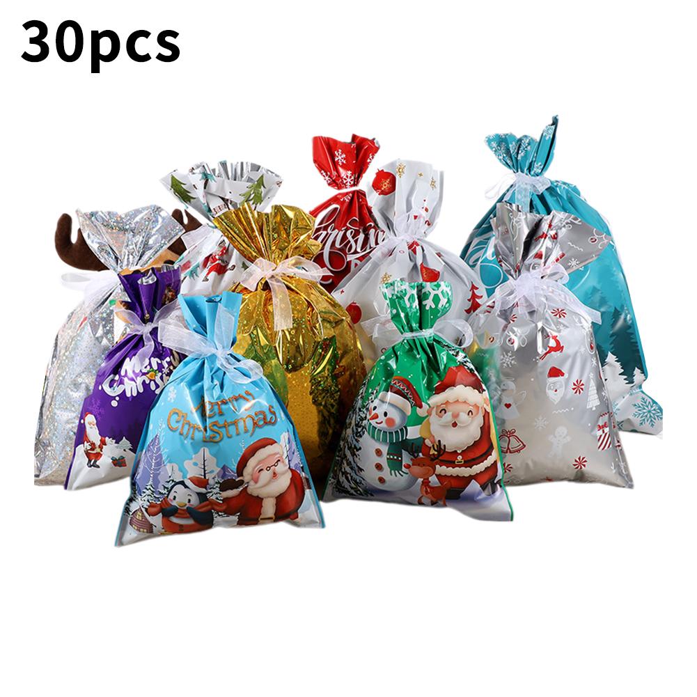 30Pcs Christmas Drawstring Gift Bag New Year Large Candy Cookie Packaging Bag Navidad Christmas Home Party Decoration 28x43cm
30Pcs Christmas Drawstring Gift Bag New Year Large Candy Cookie Packaging Bag Navidad Christmas Home Party Decoration 28x43cm