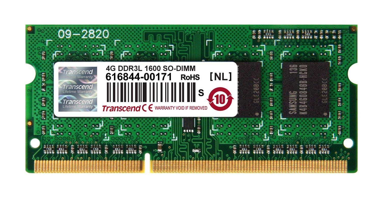 Пам ять для ноутбука Transcend DDR3L 1600 4GB Compatible 204pin TS512MSK64W6H PC3L-12800 1.35V (Низька напруга) - 1,5 В SO-DIMM
Пам ять для ноутбука Transcend DDR3L 1600 4GB Compatible 204pin TS512MSK64W6H PC3L-12800 1.35V (Низька напруга) - 1,5 В SO-DIMM