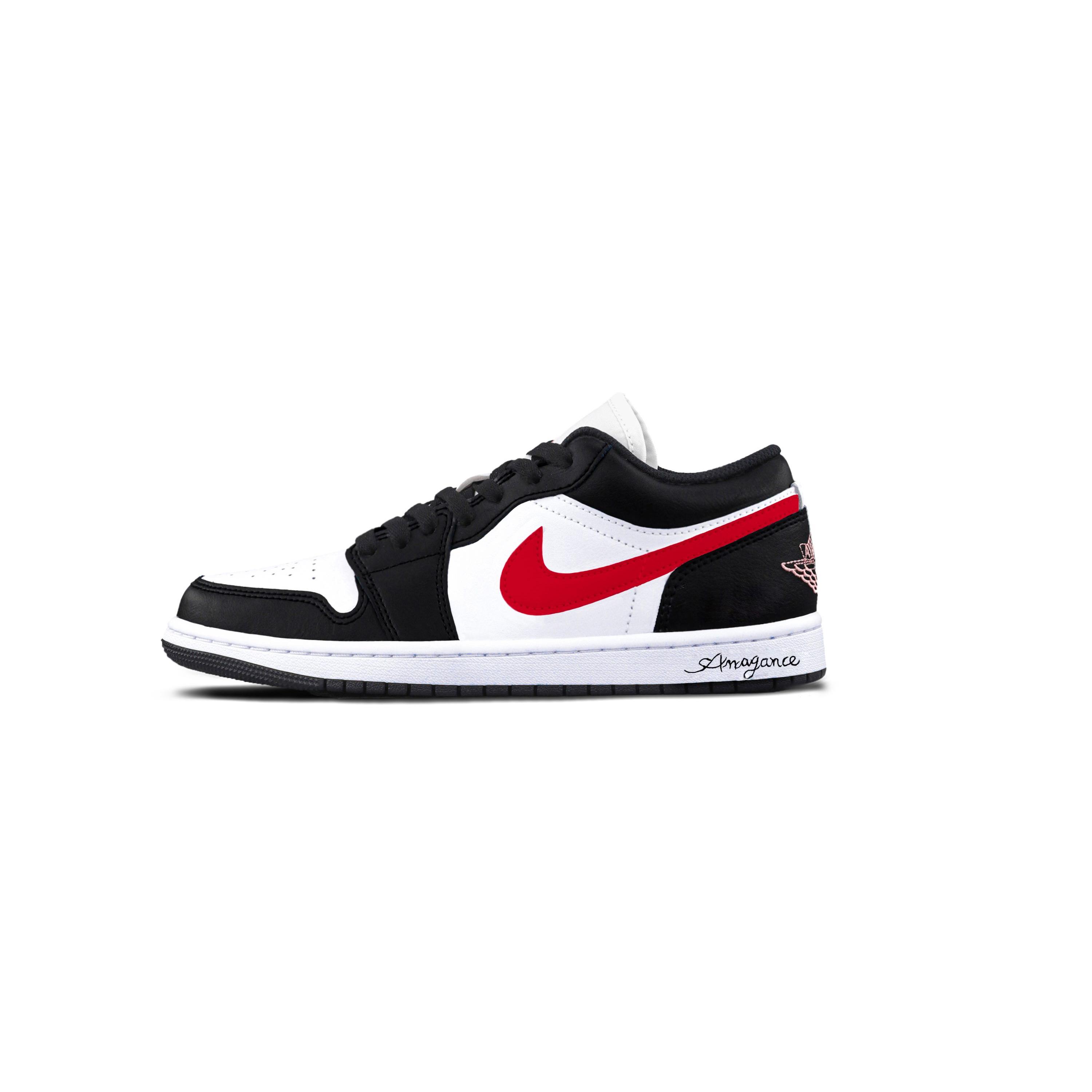 Jordan Air Jordan 1 Patriot Abrasion Resistant Low top Vintage Basketball Shoes Unisex Black Red 553558-146(Team855- ) 44
Jordan Air Jordan 1 Patriot Abrasion Resistant Low top Vintage Basketball Shoes Unisex Black Red 553558-146(Team855- ) 44