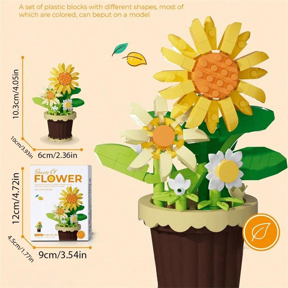 KNEW BUILT Mini Flower Bouquet 3D Model Building Blocks Ideal Holiday Gift for Girls or Versatile Decoration Kids Toys With Box
KNEW BUILT Mini Flower Bouquet 3D Model Building Blocks Ideal Holiday Gift for Girls or Versatile Decoration Kids Toys With Box