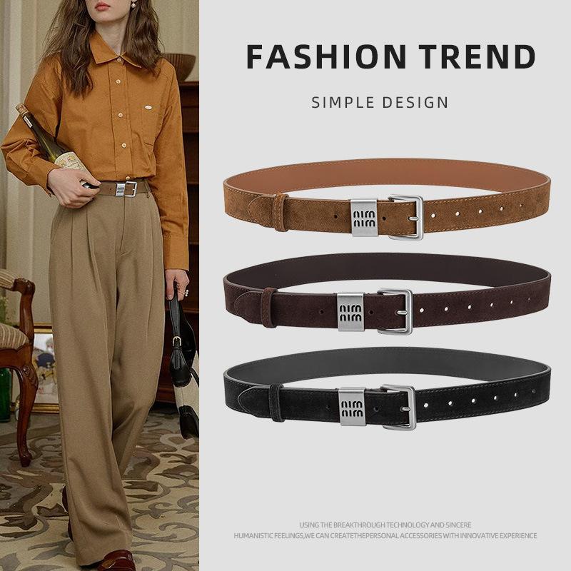 Design Sense Leather Belt Women S Frosted Velvet Alloy Button Head Pants Premium Sense Decorative Belt Women S 105cm
Design Sense Leather Belt Women S Frosted Velvet Alloy Button Head Pants Premium Sense Decorative Belt Women S 105cm