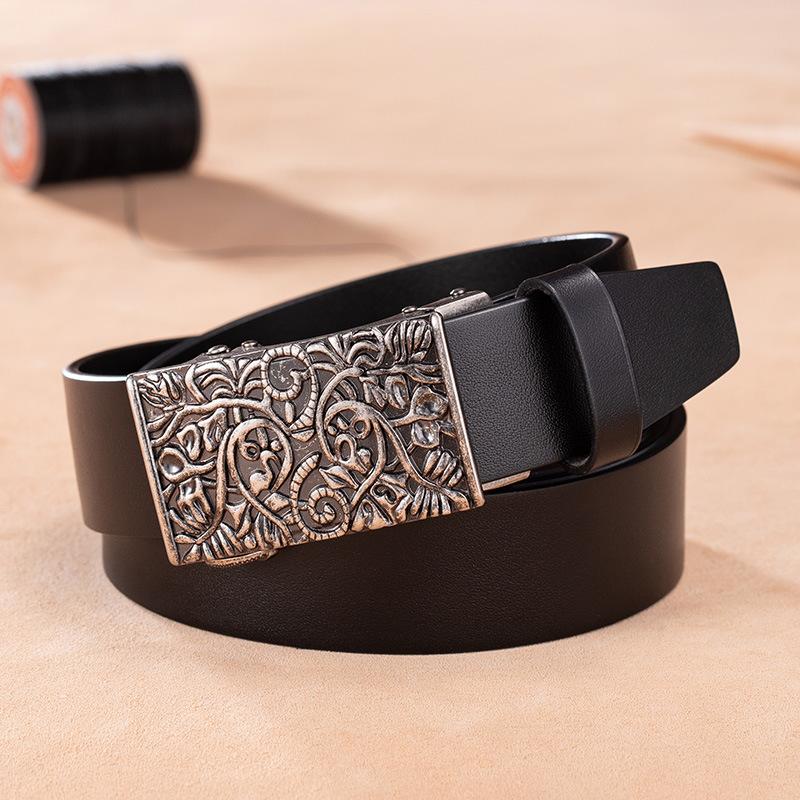 Ретро Резная Сплавная Автоматическая Пряжка Мужской Ремень Первый Слой Коровьей Кожи Натуральная Кожа Европейская Версия Автоматический Ремень
Ретро Резная Сплавная Автоматическая Пряжка Мужской Ремень Первый Слой Коровьей Кожи Натуральная Кожа Европейская Версия Автоматический Ремень