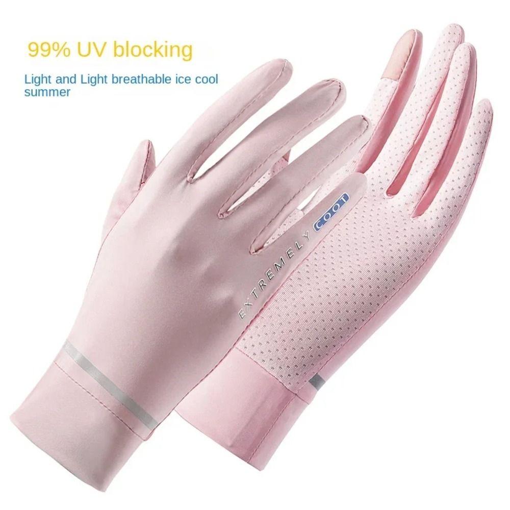 Breathable Sun Protection Gloves Thin Summer Gloves Ice Silk Gloves for Cycling and Driving білий
Breathable Sun Protection Gloves Thin Summer Gloves Ice Silk Gloves for Cycling and Driving білий