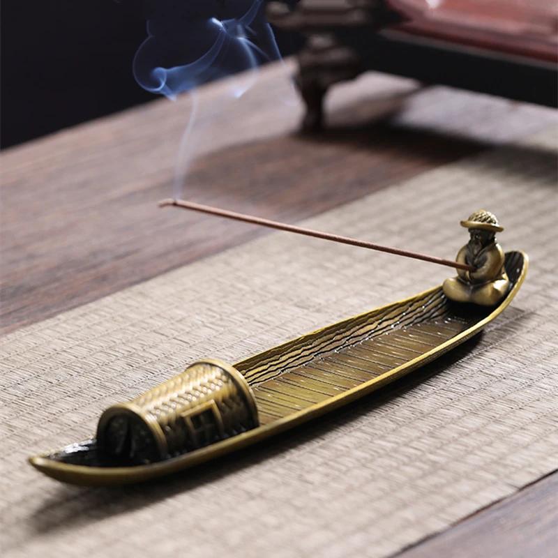 Creative Incense Holder Incense Holder Boat Old Men Fishing Japanese Style Incense Stick Burner Aromatherapy Ornament Home Decor
Creative Incense Holder Incense Holder Boat Old Men Fishing Japanese Style Incense Stick Burner Aromatherapy Ornament Home Decor