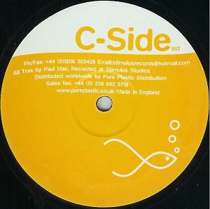 12inch Record PAUL MAC - Vol. 7 CSIDE007 C-Side 2003 UK Dance & Electronica Used
12inch Record PAUL MAC - Vol. 7 CSIDE007 C-Side 2003 UK Dance & Electronica Used