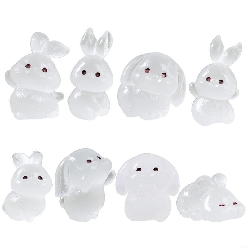 Pack of 8 Stylish Nightlight Animal Figurines Luminous Rabbit Miniatures Figurines Versatile Home Desk Decorations X3UC
Pack of 8 Stylish Nightlight Animal Figurines Luminous Rabbit Miniatures Figurines Versatile Home Desk Decorations X3UC