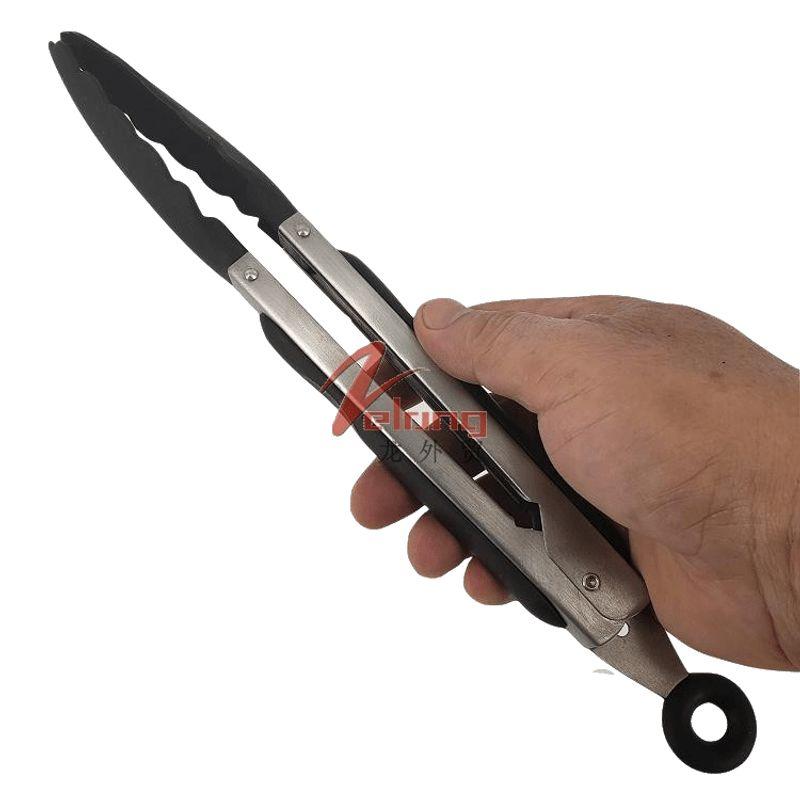 Foreign Trade Food-Grade Stainless Steel Tongs, Steak Tongs, Bun and Bread Tongs, Food and Barbecue Tongs, Nylon Tongs That Do Not Damage the Coating Default
Foreign Trade Food-Grade Stainless Steel Tongs, Steak Tongs, Bun and Bread Tongs, Food and Barbecue Tongs, Nylon Tongs That Do Not Damage the Coating Default