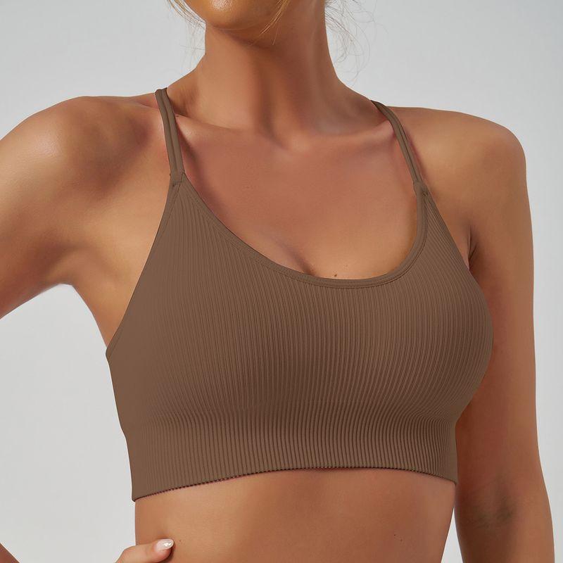 Halterneck Beauty Back Fitness High-Intensity Exercise Intimates Women s Bra Shoulder Straps Yoga Intimates Vest Women s Chest Pad Outwear Khaki S
Halterneck Beauty Back Fitness High-Intensity Exercise Intimates Women s Bra Shoulder Straps Yoga Intimates Vest Women s Chest Pad Outwear Khaki S