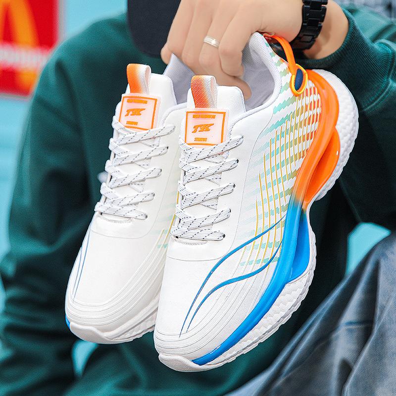 Cold sticky leather microfiber blue fashion trendy shoes casual sports shoes breathable, non-slip and shock absorption 39
Cold sticky leather microfiber blue fashion trendy shoes casual sports shoes breathable, non-slip and shock absorption 39