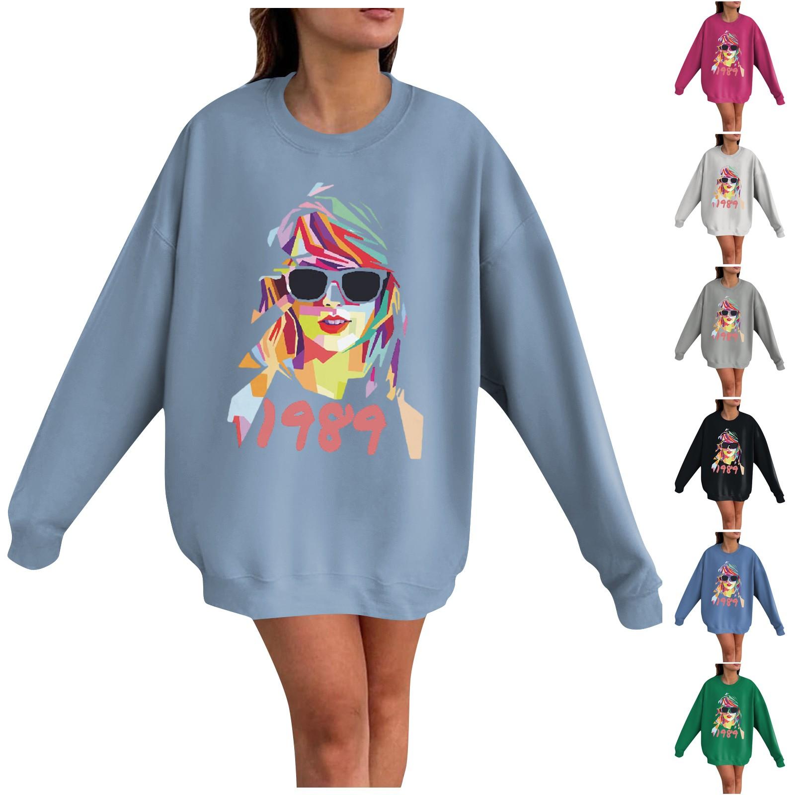 Женская повседневная модная блузка с длинным рукавом и круглым вырезом с принтом 1989 года
Женская повседневная модная блузка с длинным рукавом и круглым вырезом с принтом 1989 года