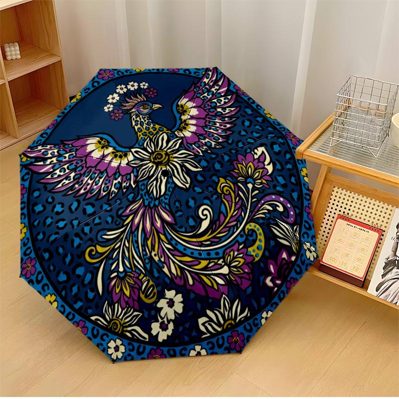 Ornate Phoenix Art (2) Printed umbrella windproof folding umbrella portable sun and rain umbrella suitable for gifting
Ornate Phoenix Art (2) Printed umbrella windproof folding umbrella portable sun and rain umbrella suitable for gifting