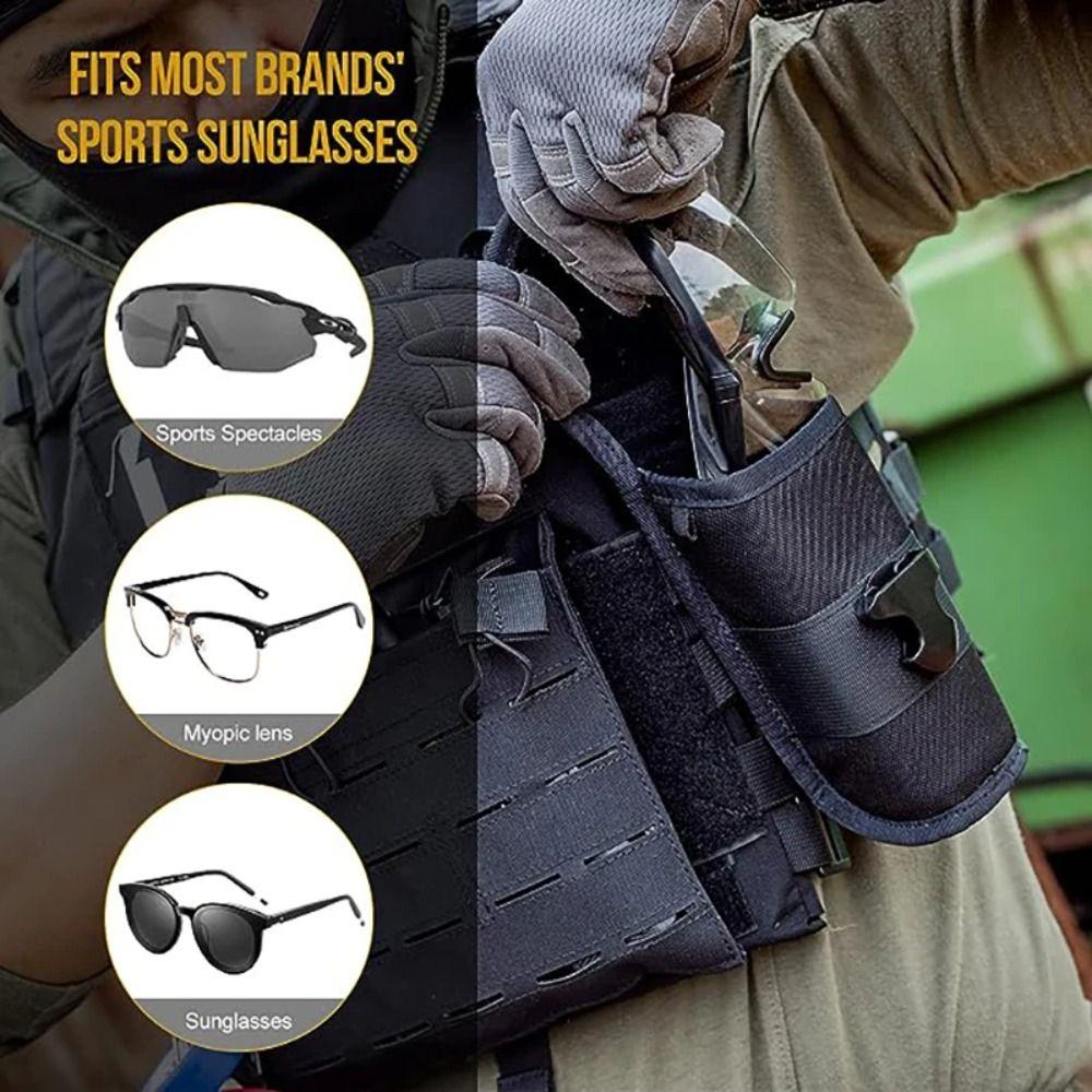 600D Nylon Sunglasses Storage Box Molle Eyeglasses Case Bag Hanging Glasses Pouch Daily Protection хакі
600D Nylon Sunglasses Storage Box Molle Eyeglasses Case Bag Hanging Glasses Pouch Daily Protection хакі