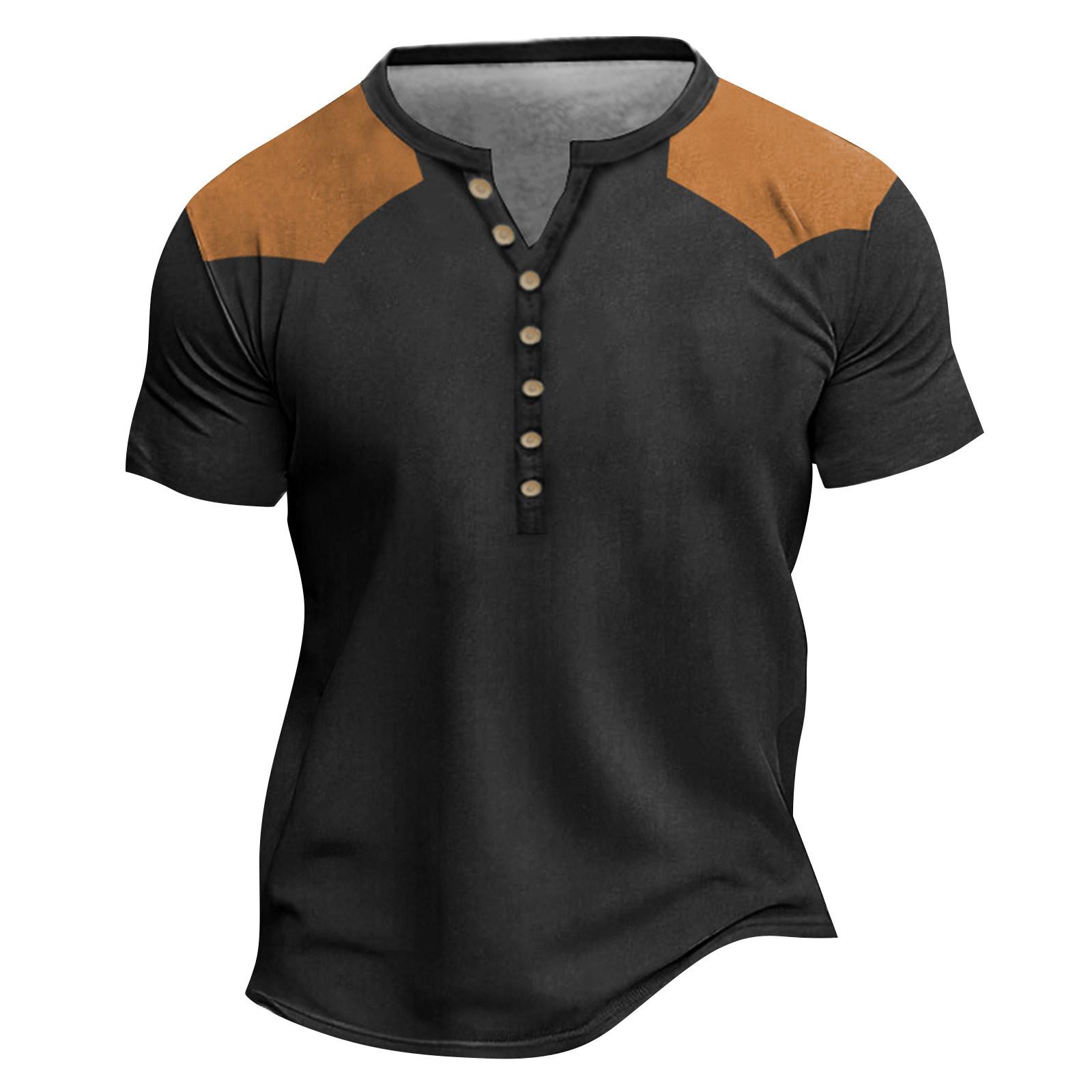 Мужская модная футболка с коротким рукавом и вышивкой с коротким рукавом и принтом на весну и лето L чёрный
Мужская модная футболка с коротким рукавом и вышивкой с коротким рукавом и принтом на весну и лето L чёрный