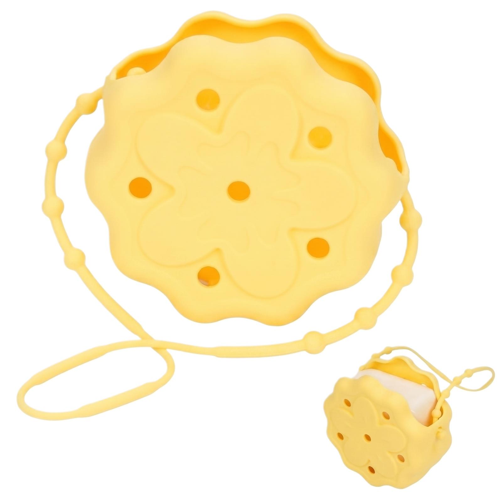 Silicone Shower Steam Holder Hanging Bath Bomb Storage Rack with Adjustable Strap for Easy Use in Shower or Bath Area One Size жовтий
Silicone Shower Steam Holder Hanging Bath Bomb Storage Rack with Adjustable Strap for Easy Use in Shower or Bath Area One Size жовтий