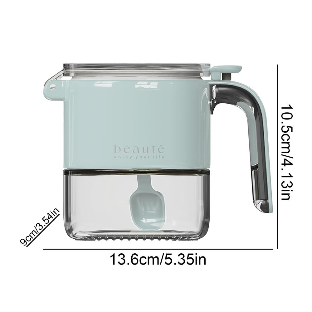 Sugar Jar Salt Jar With Lid And Spoon Airtight Canister For Powder Salt Pepper Kitchen Cooking Pantry Dining Table Restaurant зелений
Sugar Jar Salt Jar With Lid And Spoon Airtight Canister For Powder Salt Pepper Kitchen Cooking Pantry Dining Table Restaurant зелений