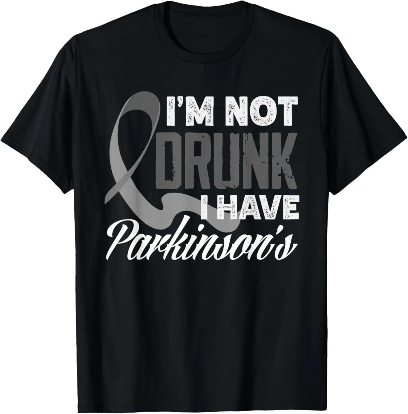 Gray Ribbon I m Not Drunk I Have Parkinson’s Awareness 100% Cotton T-shirt Mens Tees Top L
Gray Ribbon I m Not Drunk I Have Parkinson’s Awareness 100% Cotton T-shirt Mens Tees Top L