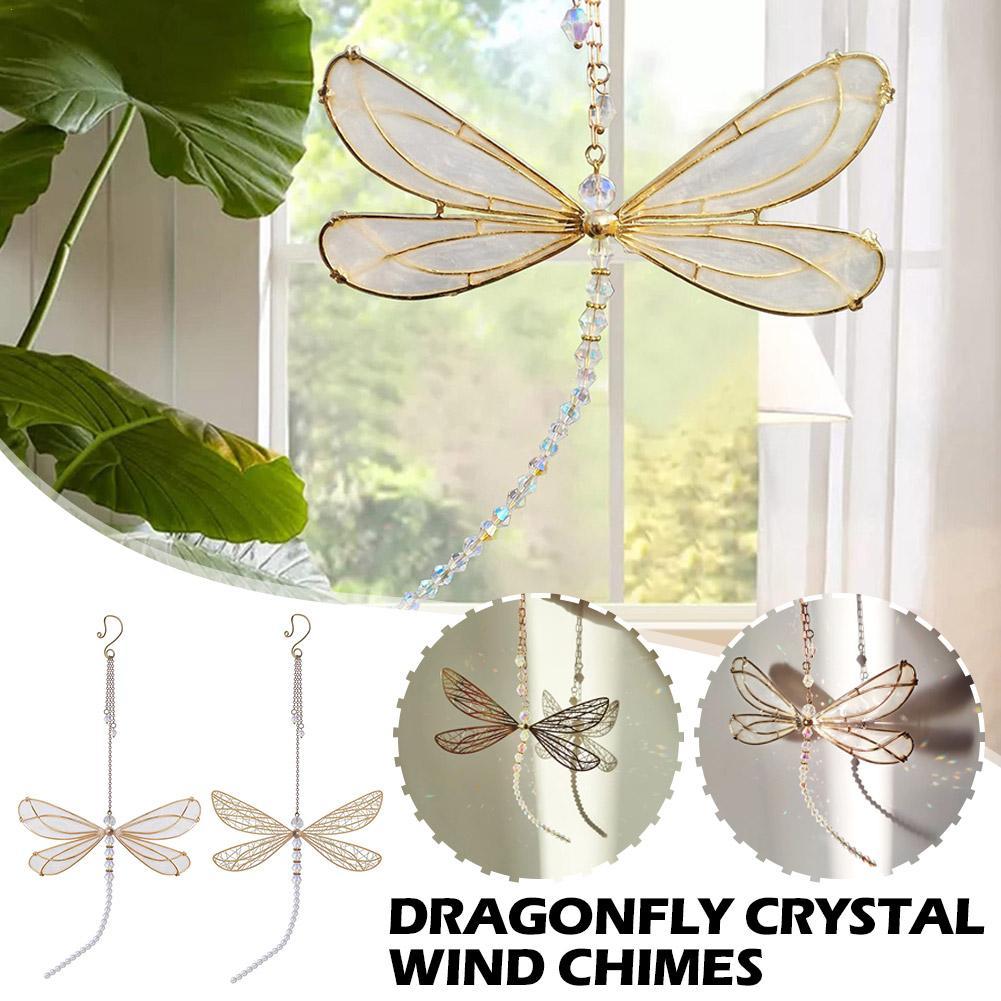 Dragonfly Hanging Decoration Window Exquisite Wings Dragonfly Crystal Pendant Garden Wind Chime Butterfly Home Decoration
Dragonfly Hanging Decoration Window Exquisite Wings Dragonfly Crystal Pendant Garden Wind Chime Butterfly Home Decoration