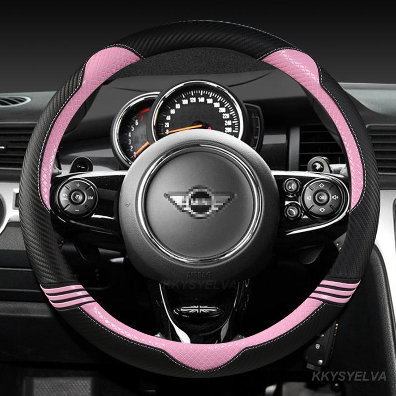 Углеродное волокно + кожаный чехол на руль автомобиля 38 см для MINI COOPER S JCW ONE F54 F55 F56 F60 R60 R61, автоаксессуары
Углеродное волокно + кожаный чехол на руль автомобиля 38 см для MINI COOPER S JCW ONE F54 F55 F56 F60 R60 R61, автоаксессуары