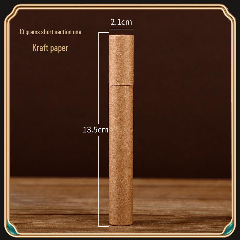 Thick Kraft Paper Incense Tube Holder for Stick Incense (20g)
Thick Kraft Paper Incense Tube Holder for Stick Incense (20g)
