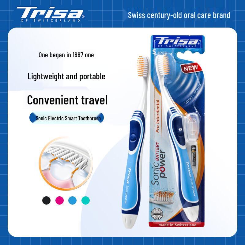 TRISA Swiss Sonic Electric Toothbrush
TRISA Swiss Sonic Electric Toothbrush