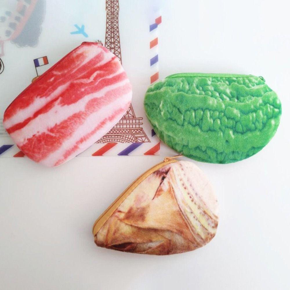 Zipper Makeup Bags Women Purse Wallets Simulated Foods Coin Purse Men Money Bag Korean Card Holder A
Zipper Makeup Bags Women Purse Wallets Simulated Foods Coin Purse Men Money Bag Korean Card Holder A