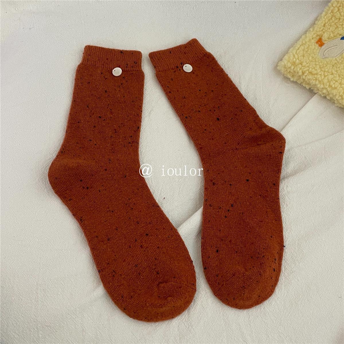 SP&CITY Цветные в горошек шерстяные носки из овечьей шерсти Женские Зимние Сохраняющие тепло Носки средней длины Повседневные Толстые Корейская Мода Чулки 35-40EU
SP&CITY Цветные в горошек шерстяные носки из овечьей шерсти Женские Зимние Сохраняющие тепло Носки средней длины Повседневные Толстые Корейская Мода Чулки 35-40EU