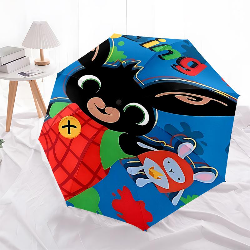 Bing Bunny Rainy Day Umbrella: Automatic Opening, Foldable Design, 8 Bone Frame, Outdoor Use, Perfect Gift for Fans and Travelers0104093a
Bing Bunny Rainy Day Umbrella: Automatic Opening, Foldable Design, 8 Bone Frame, Outdoor Use, Perfect Gift for Fans and Travelers0104093a