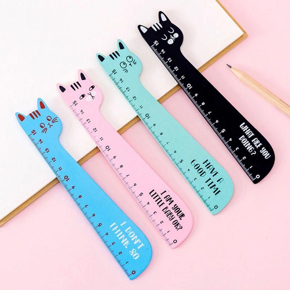 Stationery Office Tool Measuring Tool Cartoon Ruler Animal Cat Shape Wooden Ruler Straight Ruler
Stationery Office Tool Measuring Tool Cartoon Ruler Animal Cat Shape Wooden Ruler Straight Ruler