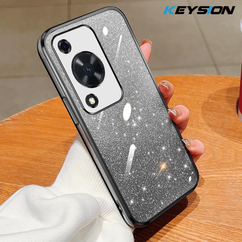 KEYSION Luxury Plating Glitter Phone Case for Huawei nova Y72 Transparent Soft TPU Shockproof Back Cover for Huawei nova Y72S for Huawei nova Y72 чёрный
KEYSION Luxury Plating Glitter Phone Case for Huawei nova Y72 Transparent Soft TPU Shockproof Back Cover for Huawei nova Y72S for Huawei nova Y72 чёрный
