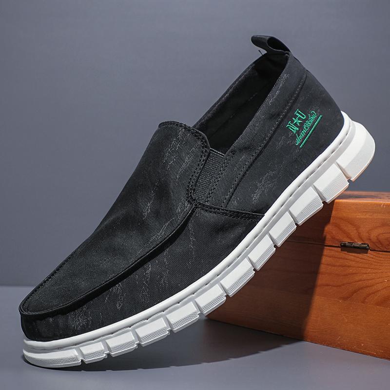 Модная мужская парусиновая обувь слипоны дышащая весенняя модная лоскутная высококачественная мужская повседневная обувь ленивая обувь для вождения Z3006 44 чёрный
Модная мужская парусиновая обувь слипоны дышащая весенняя модная лоскутная высококачественная мужская повседневная обувь ленивая обувь для вождения Z3006 44 чёрный