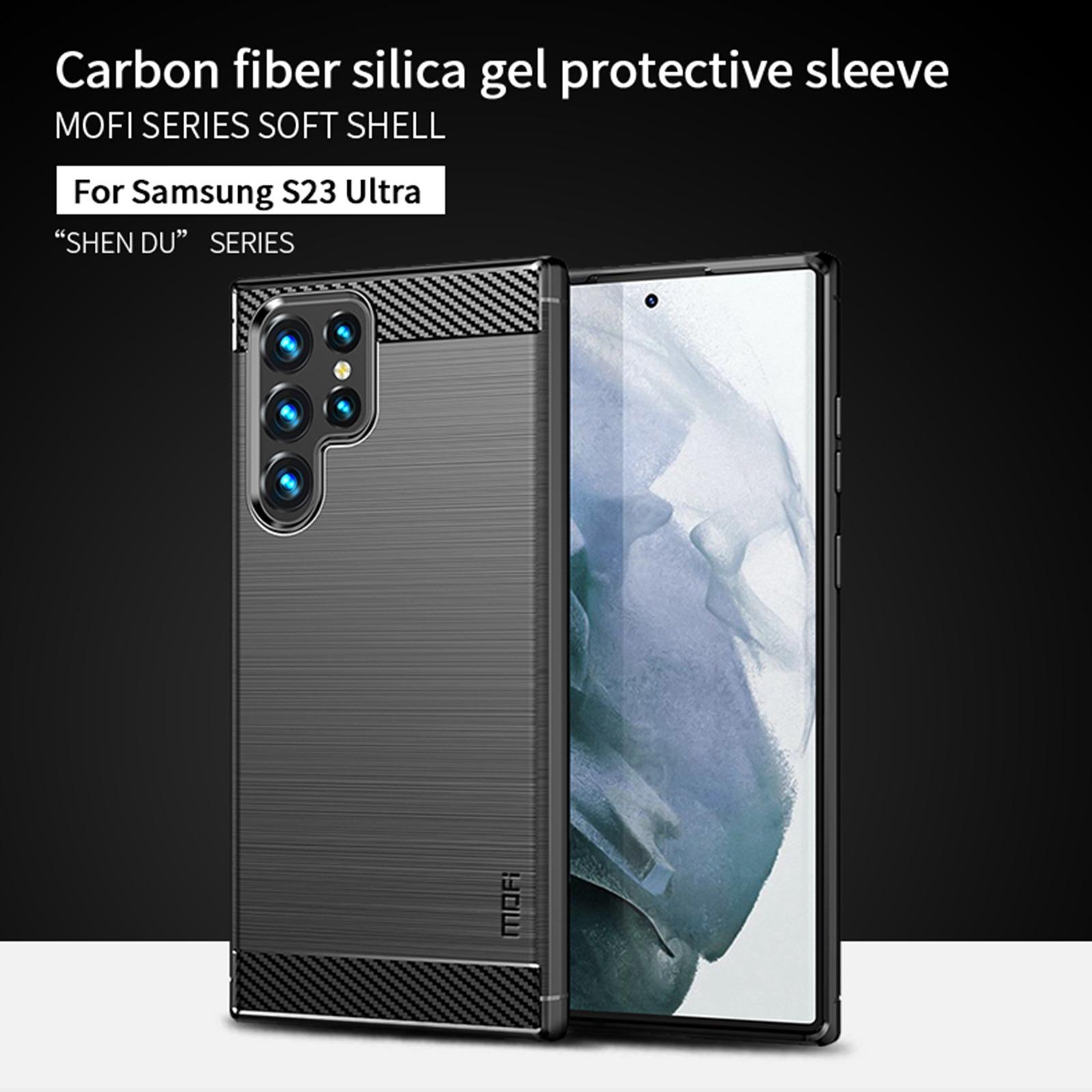 MOFI JK TPU Series-1 for Samsung Galaxy S23 Ultra Carbon Fiber Texture Anti-fingerprint Phone Case Soft TPU Brushed Protective Cover Blue
MOFI JK TPU Series-1 for Samsung Galaxy S23 Ultra Carbon Fiber Texture Anti-fingerprint Phone Case Soft TPU Brushed Protective Cover Blue