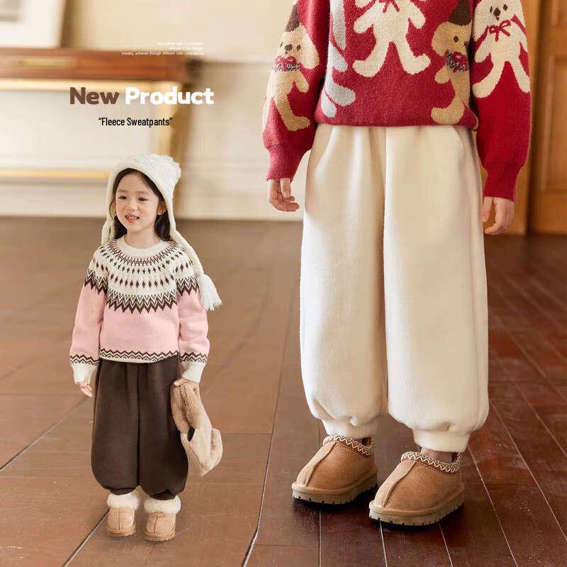 LUSON Little O Baby Girls Winter Plus Velvet Lantern Sweatpants 140
LUSON Little O Baby Girls Winter Plus Velvet Lantern Sweatpants 140