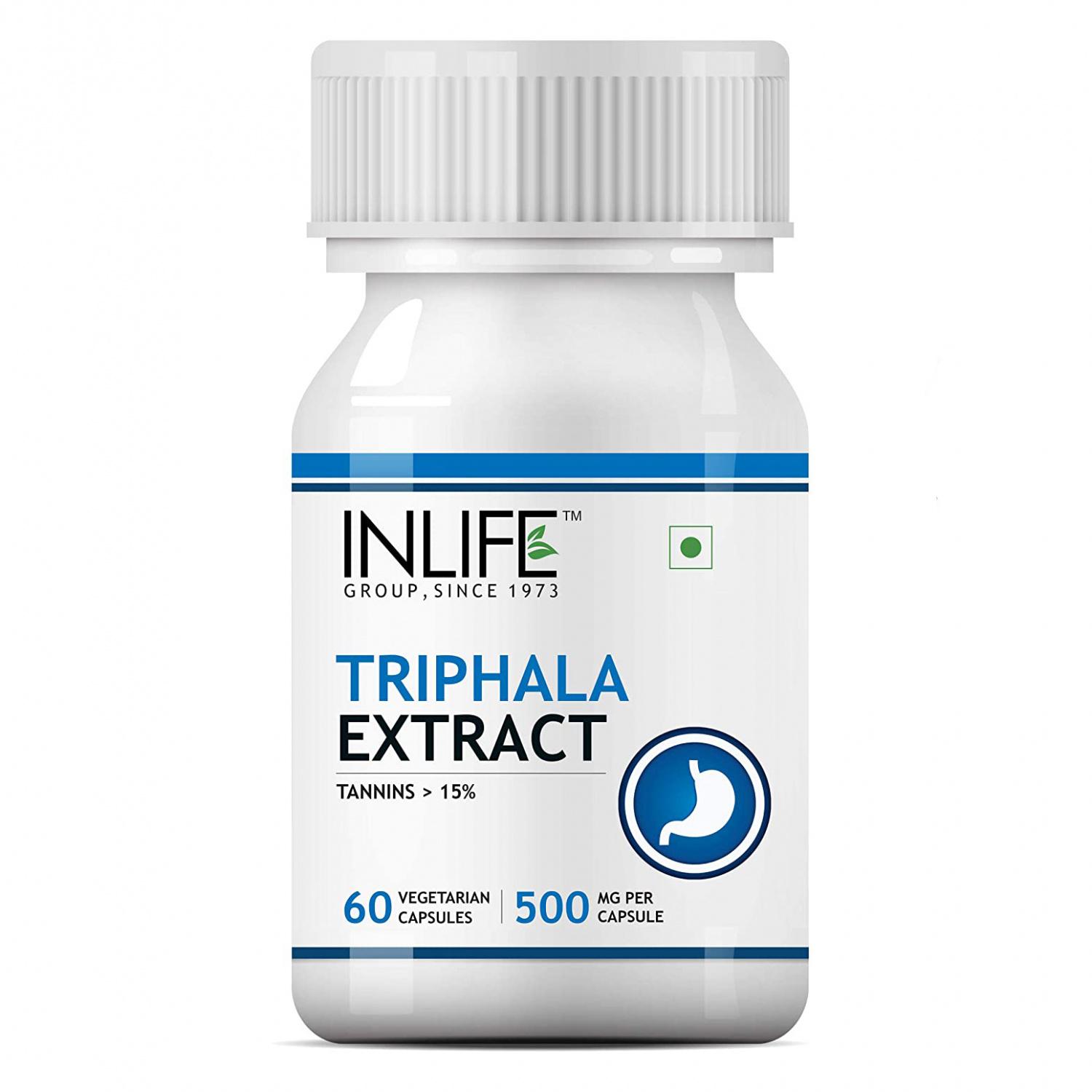 Екстракт Трифали (60 кап, 500 мг), Triphala Extract, INLIFE 
Екстракт Трифали (60 кап, 500 мг), Triphala Extract, INLIFE