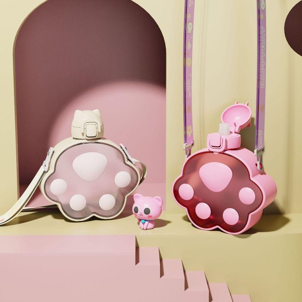 Cartoon Children s Water Bottle Adjustable Strap Plastic Straw Cup Cat Paw Water Bottle Cycling синій
Cartoon Children s Water Bottle Adjustable Strap Plastic Straw Cup Cat Paw Water Bottle Cycling синій