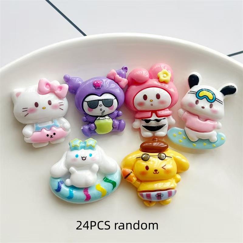 24/180PCS Cartoon surfing animal resin accessories, cute handmade DIY hair clip, phone case, water cup sticker, keychain accesso
24/180PCS Cartoon surfing animal resin accessories, cute handmade DIY hair clip, phone case, water cup sticker, keychain accesso