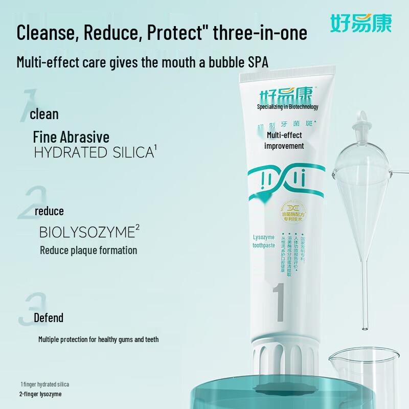 Haoyikang Lysozyme Toothpaste No. 1
Haoyikang Lysozyme Toothpaste No. 1